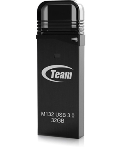 Team Group M132 32GB USB 3.0 32GB USB 3.0 (3.1 Gen 1) USB-Type-A-aansluiting Zwart USB flash drive