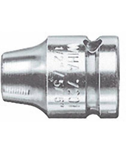 Bitadapter Aandrijving (schroevendraaier) 1/2 (12.5 mm) Uitvoering 1/4 (6.3 mm) 35 mm Wiha 7201 01922
