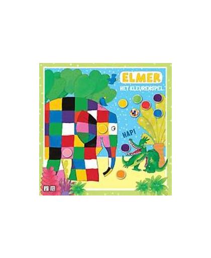 Elmer bordspel - Help Elmer zijn kleuren te vinden. Hardcover