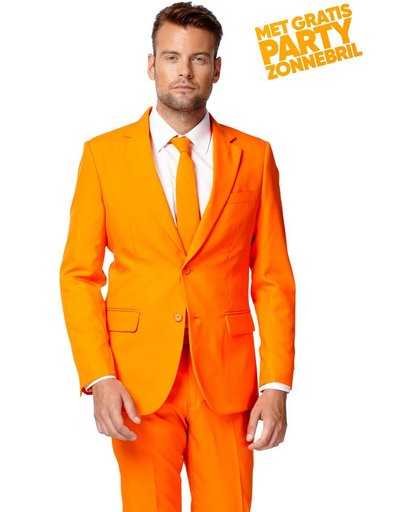 OppoSuits The Orange + Party Zonnebril - Kostuum - Maat 54