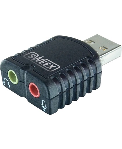 Sweex Sound Card Adapter USB - Zwart