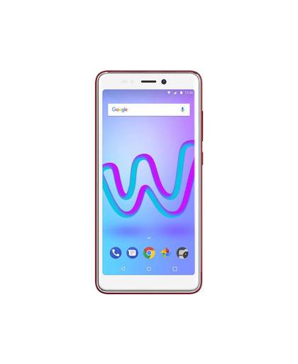 WIKO Jerry 3 Smartphone Dual-SIM 16 GB 13.8 cm (5.45 inch) 5 Mpix Android 8.0 Oreo Kersenrood