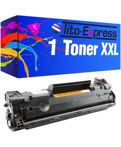 Tito-Express PlatinumSerie Platinum Serie 1x Toner XL Black compatible voor HP CE278A