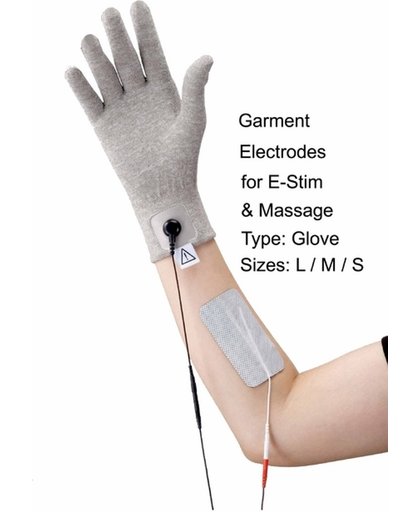 Handschoen Elektrode (Extra Large)- TENS - EMS - Pijntherapie - Massage