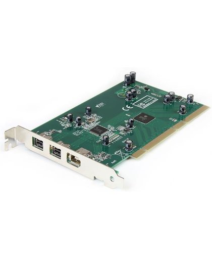 StarTech.com 3-poort PCI 1394b FireWire Adapter met Digitale Videobewerkingsset interfacekaart/-adapter