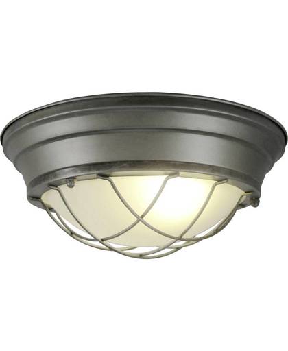 Plafondlamp LED E27 60 W Metaal geborsteld Brilliant Typhoon 94492/84