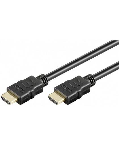 Goobay HDMI Aansluitkabel [1x HDMI-stekker - 1x HDMI-stekker] 2 m Zwart