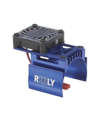 Reely Koelelement voor serie 540 motor met ventilator Uitvoering Centraal geplaatste ventilator kleur Blauw