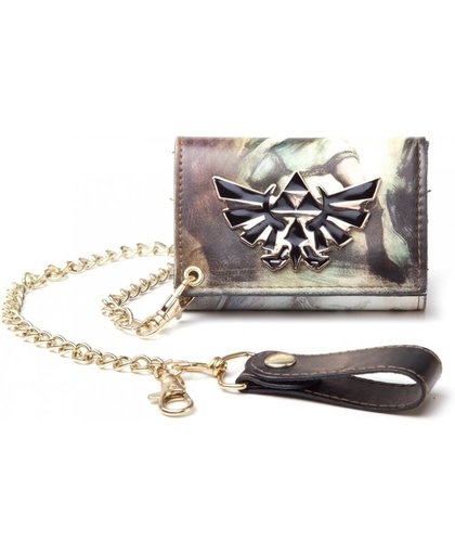 Zelda All Over Printed Trifold Chain Wallet