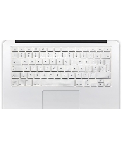 Xssive Toetsenbord Cover voor MacBook Air 11 inch - Siliconen - Zilver - NL indeling