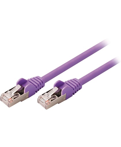 Valueline VLCP85121U10 1m Cat5e SF/UTP (S-FTP) Paars netwerkkabel