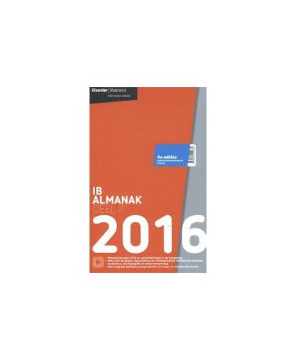 Elsevier IB Almanak 2016: 2. W. Buis, Paperback