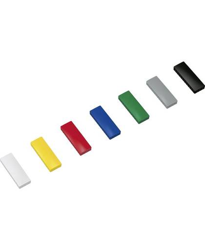 Maul MAULsolid (b x h x d) 54 x 19 x 9 mm rechthoekig Geel, Rood, Blauw, Wit, Groen, Grijs, Zwart 10 stuks 6165099