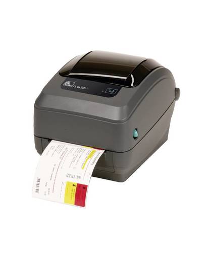 Zebra GX430T Labelprinter Warmtetransmissie 300 x 300 dpi Etikettenbreedte (max.): 110 mm USB, RS-232, Parallel