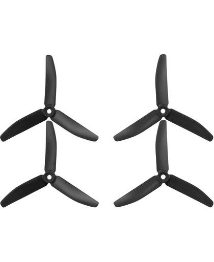 HQ Prop 3-blads RaceCopter-propellerset Standaard 5 x 4 inch (12.7 x 10.2 cm) TP5X4X3B&TP5X4X3RB