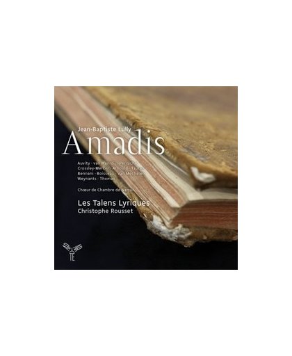 AMADIS LES TALENS LYRIQUES/CHRISTOPHE ROUSSET. J.B. LULLY, CD