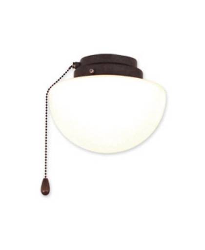 Lamp voor plafondventilator CasaFan 1S BA HALBKUGEL Opaalglas (glanzend)