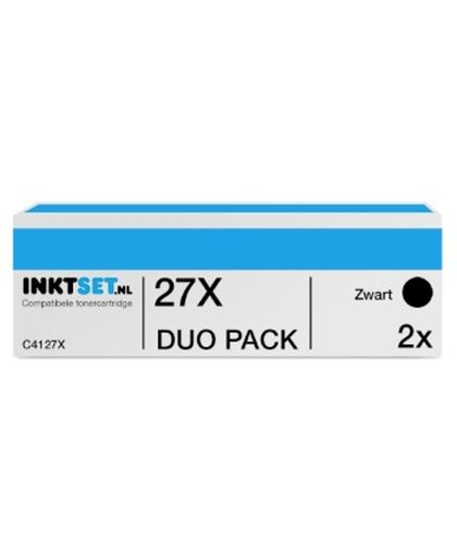 Jamos - Tonercartridges / Alternatief voor de HP 27X (C4127X) Toner Zwart Duo Pack
