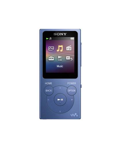 Sony Walkman NW-E393 MP3 speler Blauw 4 GB