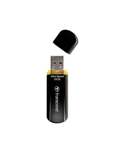 Transcend JetFlashÂ® 600 USB-stick 64 GB Zwart TS64GJF600 USB 2.0
