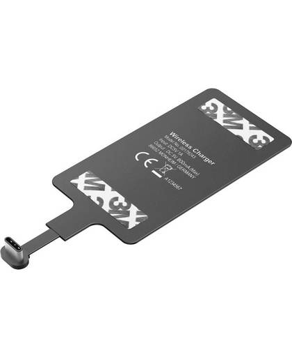 Hama inductie laadadapter Receiver USB-C 178243 Uitgangen USB-C stekker Zwart