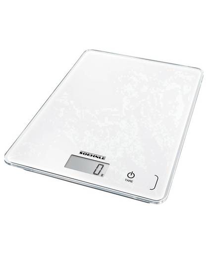 Digitale keukenweegschaal Met wandbevestiging Soehnle KWD Page Compact 300 Weegbereik (max.)=5 kg Wit