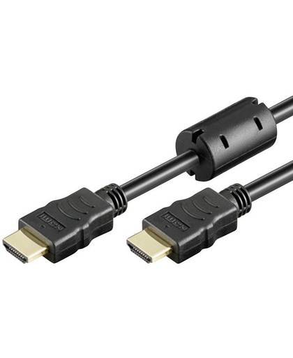 Goobay HDMI Aansluitkabel [1x HDMI-stekker - 1x HDMI-stekker] 3 m Zwart