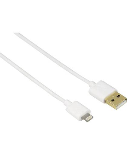 Hama iPod/iPhone/iPad Datakabel [1x USB-A 2.0 stekker - 1x Apple dock-stekker Lightning] 1.5 m Wit