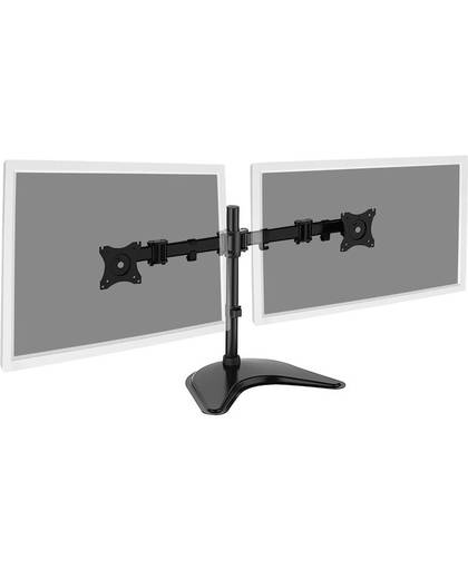 Digitus DA-90348 2-voudig Monitor-tafelbeugel 38,1 cm (15) - 68,6 cm (27) Kantelbaar en zwenkbaar, Roteerbaar