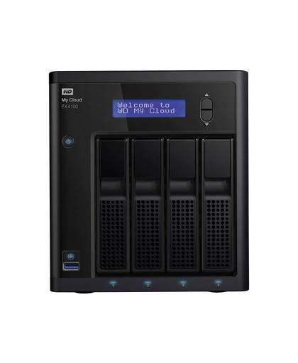 Western Digital My Cloud EX4100 Ethernet LAN Desktop Zwart NAS