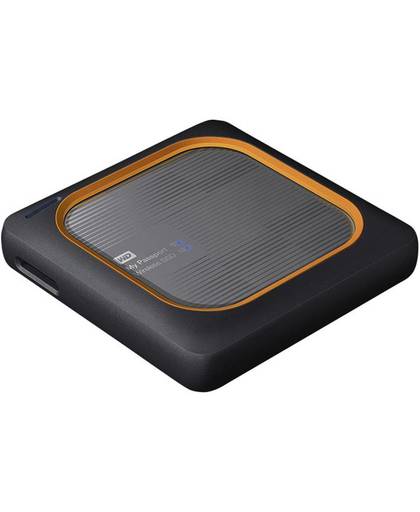 Western Digital My Passport Wireless 2000 GB Wi-Fi Zwart, Oranje