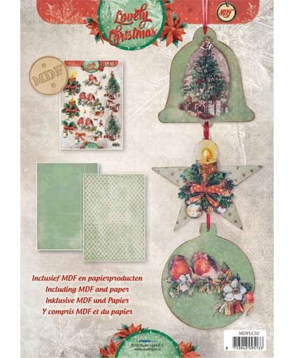 DIY Kerst Hanger MDF Pakket - Lovely Christmas