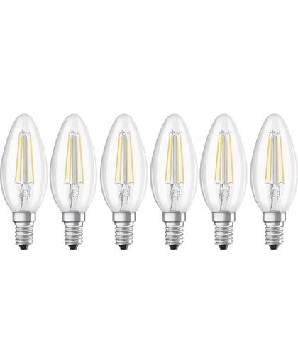 OSRAM LED-lamp E14 4 W = 40 W Warmwit Kaars 6 stuks