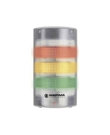 Werma Signaltechnik 691.100.55 Signaalzuil LED Wit Continu licht, Knipperlicht 24 V/DC
