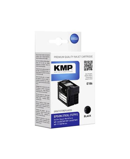 KMP Inkt vervangt Epson T2791, 27XXL Compatibel Zwart E186 1627,4201