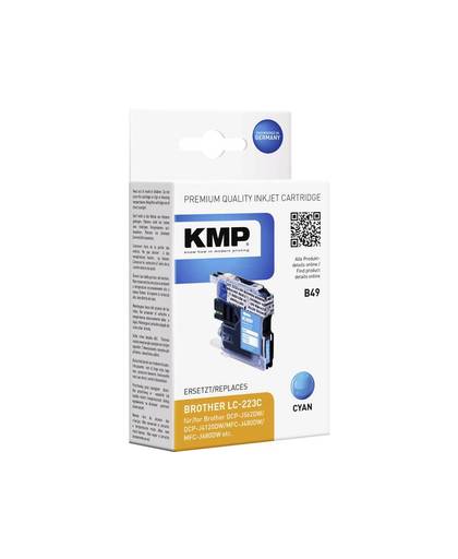 KMP Inkt vervangt Brother LC-223C Compatibel Cyaan B49 1529,0003