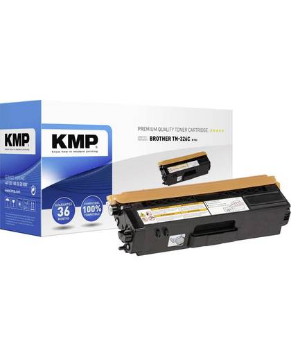 KMP Tonercassette vervangt Brother TN-326C, TN326C Compatibel Cyaan 3500 bladzijden B-T62
