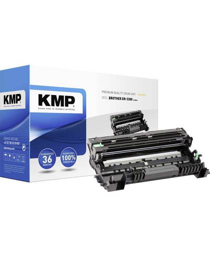 KMP Drum unit vervangt Brother DR-3300, DR3300 Compatibel Zwart 30000 bladzijden B-DR21