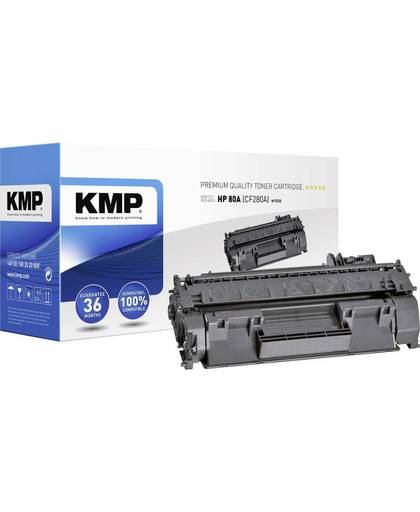 KMP Tonercassette vervangt HP 80A Compatibel Zwart 3100 bladzijden H-T233
