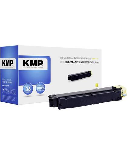 KMP Tonercassette vervangt Kyocera TK-5160Y Compatibel Geel 12000 bladzijden K-T76Y