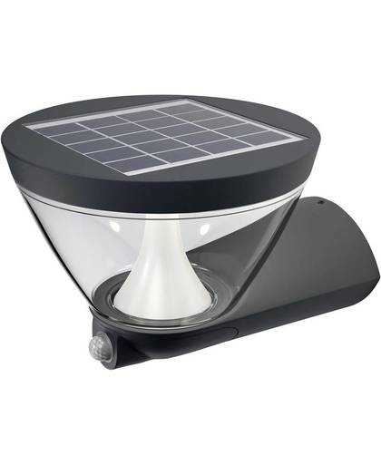 OSRAM ENDURAÂ© STYLE Lantern 4058075032651 Solar wandlamp met bewegingsmelder 5 W Warm-wit Antraciet