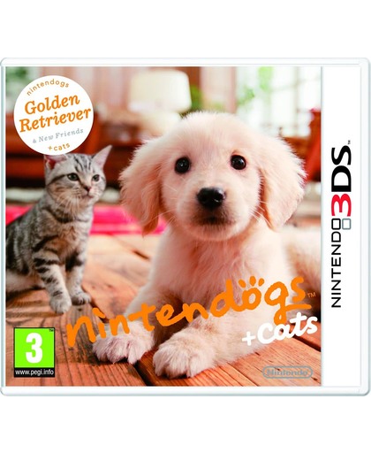 Nintendogs + Cats: Golden Retriever + Nieuwe Vrienden - 2DS + 3DS