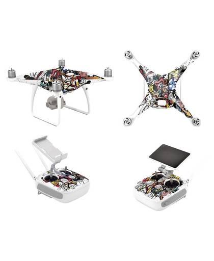 PGYTECH Stickerbombing Multicopter decoratiefolie Geschikt voor: DJI Phantom 4 Serie