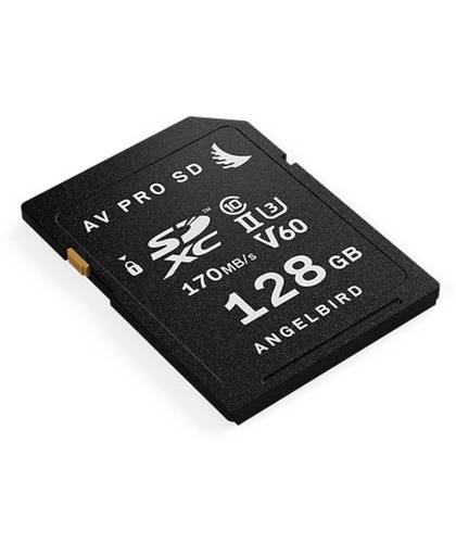 Angelbird V60 SDXC-kaart 128 GB Class 10, UHS-II, UHS-Class 3, v60 Video Speed Class