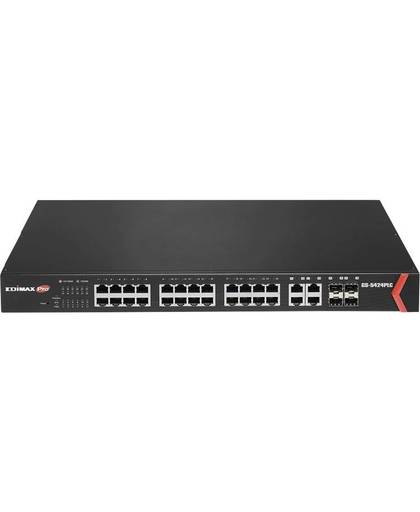 EDIMAX GS-5424PLC Netwerk switch RJ45/SFP 24 poorten PoE-functie