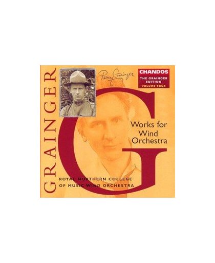 WORKS FOR WIND ORCHESTRA ROYAL NORTHERN COLLEGE OF MUSIC WIND ORC. Audio CD, P. GRAINGER, CD