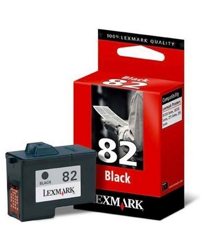 Lexmark Nr. 82 zwarte inktcartridge