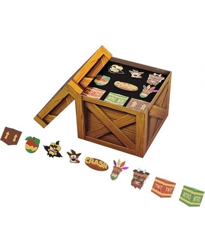 Crash Bandicoot - Crate Box with 9 pins