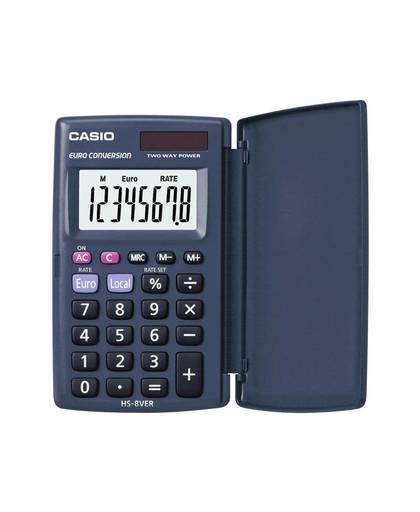 Casio HS-8VER calculator Pocket Basisrekenmachine Blauw