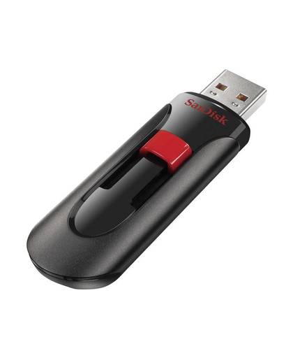 SanDisk CruzerÂ® Glideâ"¢ USB-stick 128 GB Zwart SDCZ60-128G-B35 USB 2.0